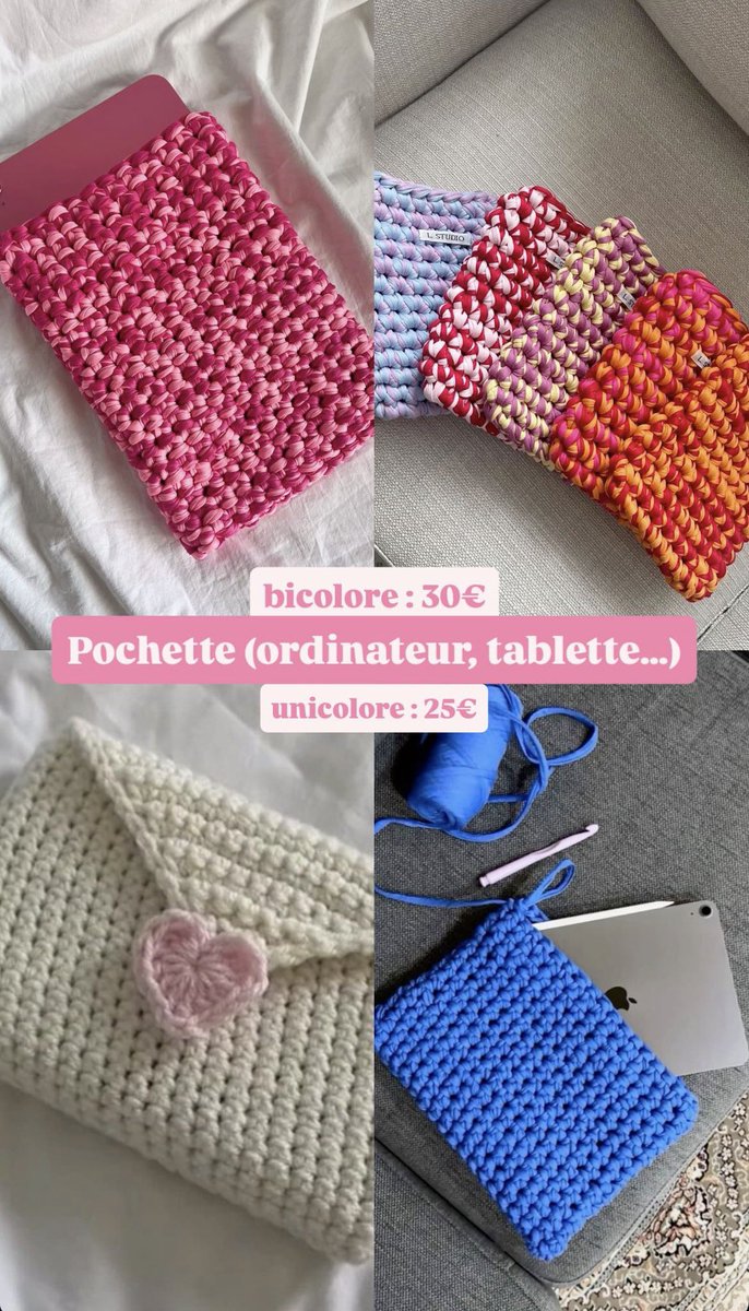 shzukuuu's tweet image. p’tit thread récapitulatif de ce que je propose en crochet avec les tarifs 😜😜😜

(commandes par dm sivouvoulé)

instagram.com/mllsss.crochet…