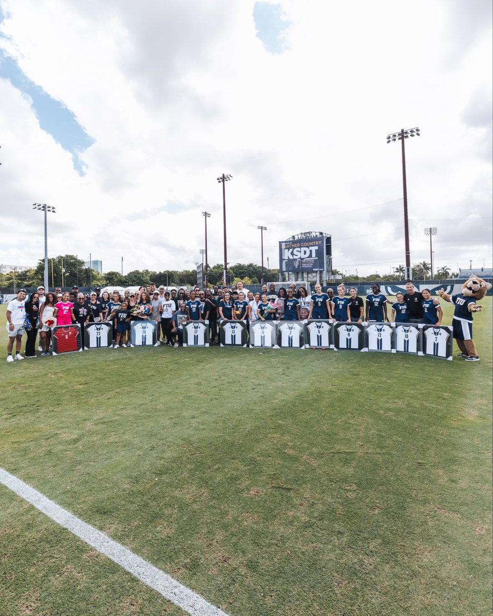 FIUWSoccer's tweet photo. Thank you, seniors 🫶 https://t.co/t6O7LSY4YW