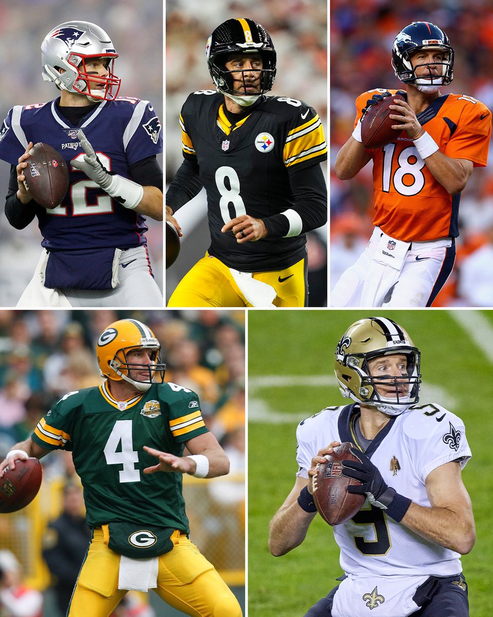 Only 4 QBs have won a game against each of the 32 current NFL franchises:
➡️ Tom Brady
➡️ Peyton Manning
➡️ Brett Favre
➡️ Drew Brees
Aaron Rodgers can join that list tonight with a win over the Packers 👀