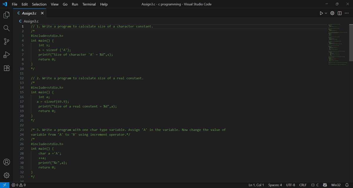 rahulxjaiswal's tweet image. Day 7 of #180DaysOfCode
No new topics today —  only solved some assignment questions --&amp;gt; shared below 👇🏻

#CProgramming #LearnInPublic #CodeJourney #RahulJCode