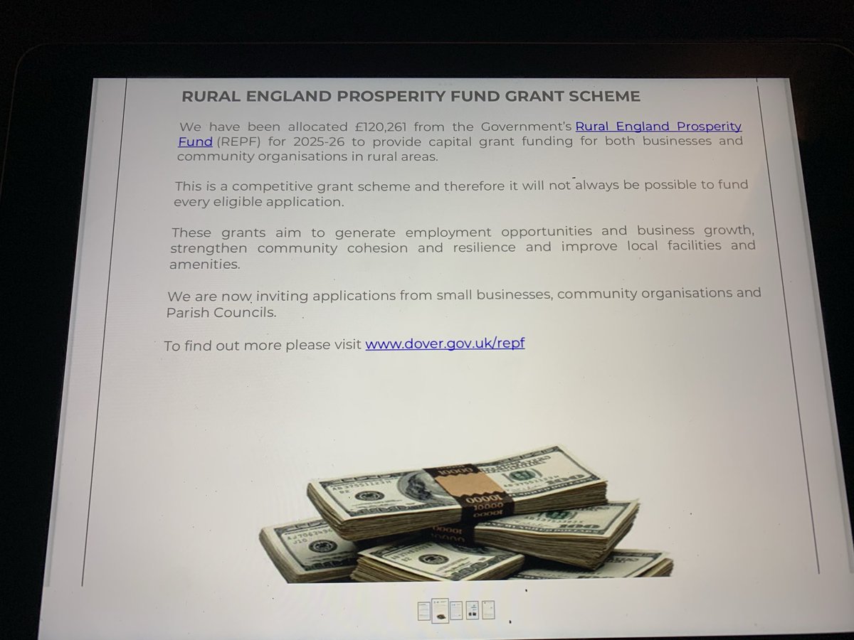 DoverdownsR's tweet image. Which simple idiot?? approved an image of American dollars $$  for England  🏴󠁧󠁢󠁥󠁮󠁧󠁿 prosperity fund grant?? begs belief why we pay such naive media publishing  whilst all councillors are not  allowed to copy paste anything such as basic ddc info @SpeechUnion @TalkTV @GBNEWS @DoverDC