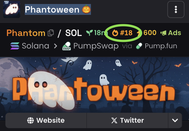 Phantoweensol's tweet photo. 600 boosts for $Phantom ( $Phantoween )

CA: g9MCyskKKuTuZwvqiKSvbakTDtE5DGBcn5FLg67pump https://t.co/OLytsu2Mne