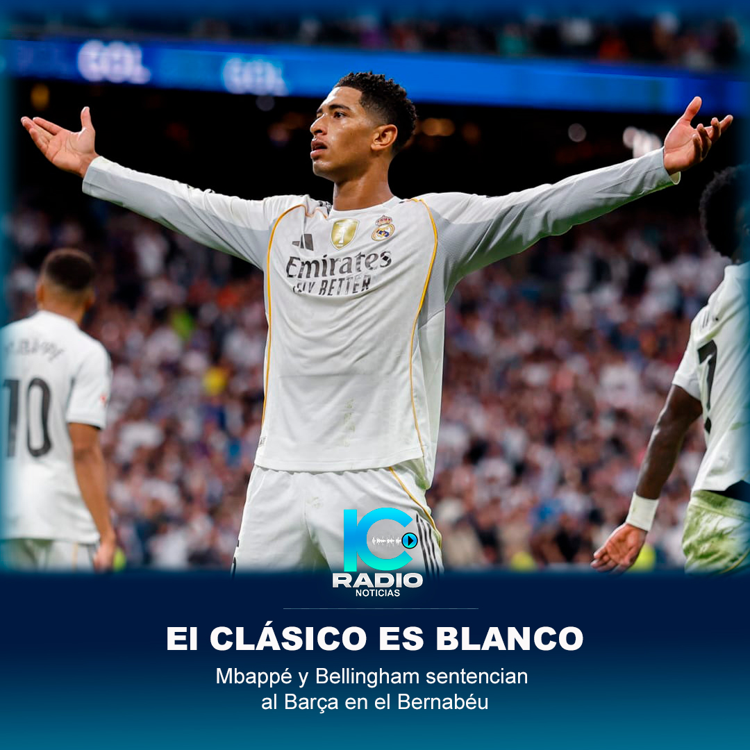 El Real Madrid venció 2-1 al Barcelona en el Bernabéu con goles de <a href="/KMbappe/">Kylian Mbappé</a> y <a href="/BellinghamJude/">Jude Bellingham</a> .
El francés fue imparable: marcó, le anularon dos goles y fue clave en la victoria.
¿Quién fue tu figura del partido? #ElClasico  #RealMadrid  <a href="/emirates/">Emirates</a> <a href="/realmadrid/">Real Madrid C.F.</a> <a href="/FCBarcelona/">FC Barcelona</a>