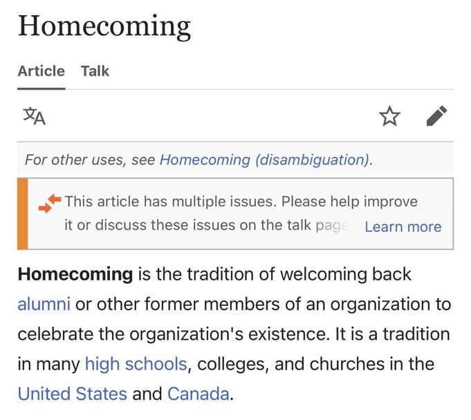 Miss_OoLaLa's tweet photo. In case someone didn’t know what Homecoming was 🤣❤️ https://t.co/t9aCFR5m6y