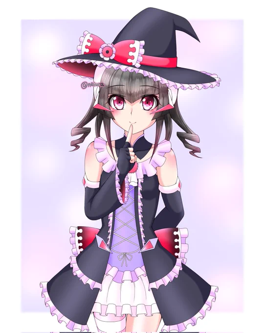 ハロウィンシーズンということでそれらしいものを 今年の分は今描いてます