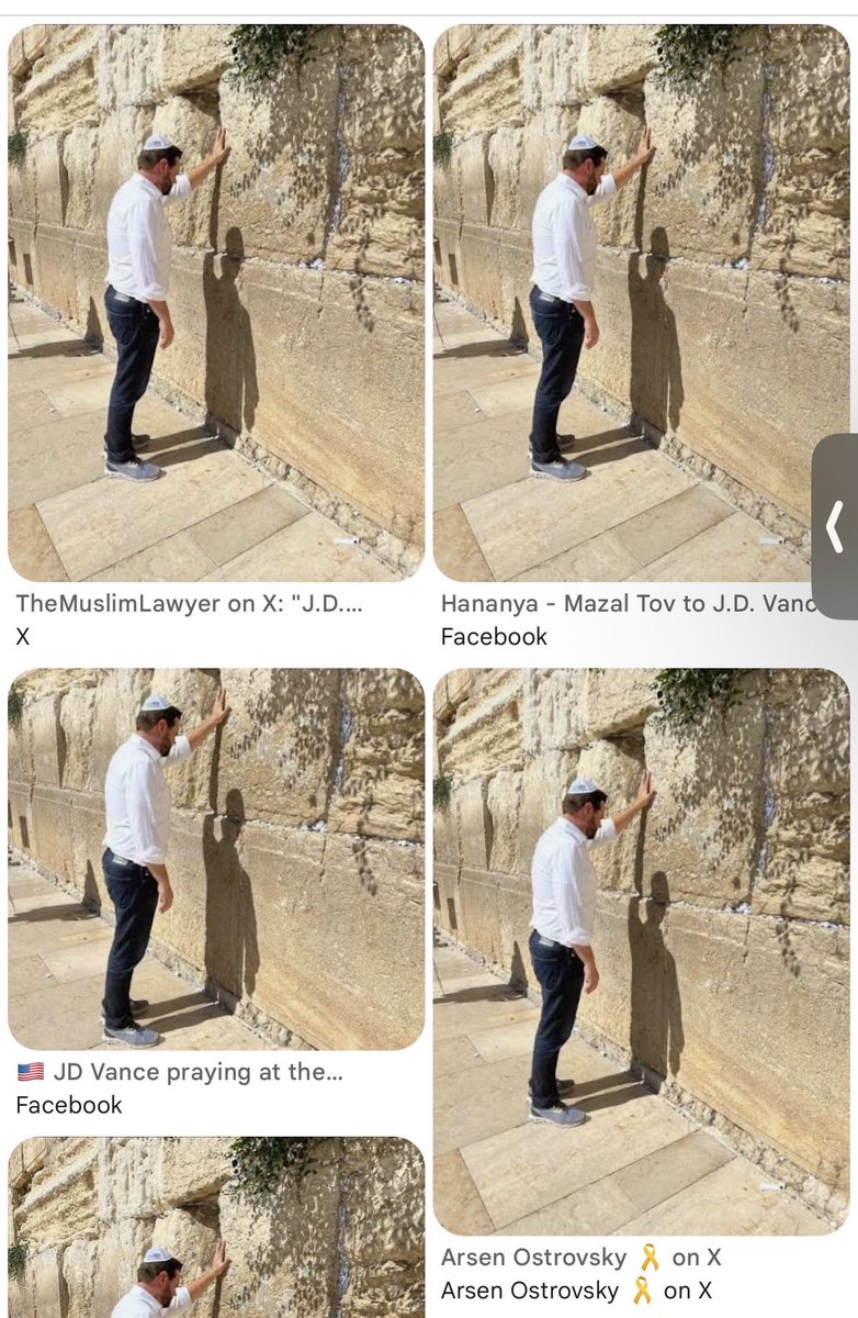 JonAslakson's tweet photo. Times are changing they say… he already put on the hat and kissed the wall in 2022 and in 2024 https://t.co/qXp9rK0ATv