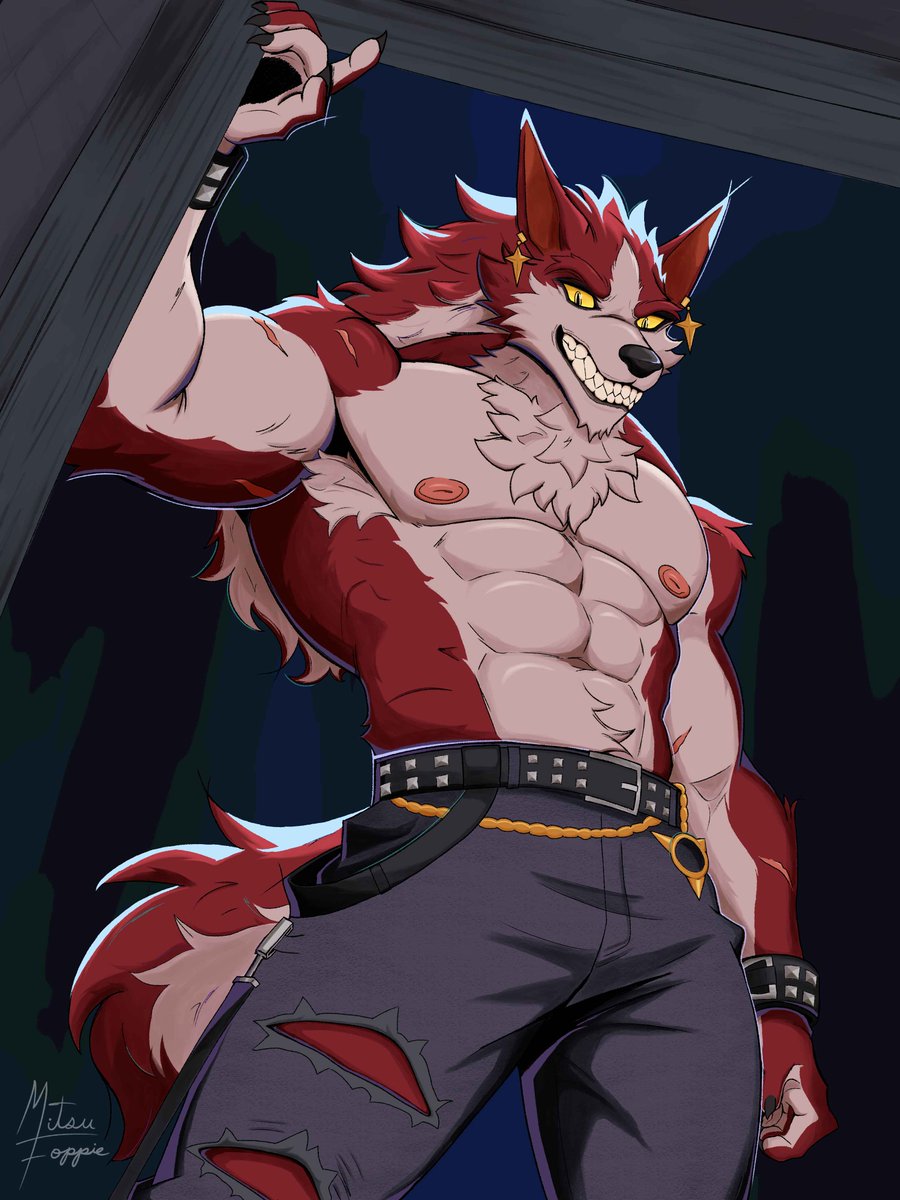 mitsufoppie's tweet image. am I late with the lycan west art