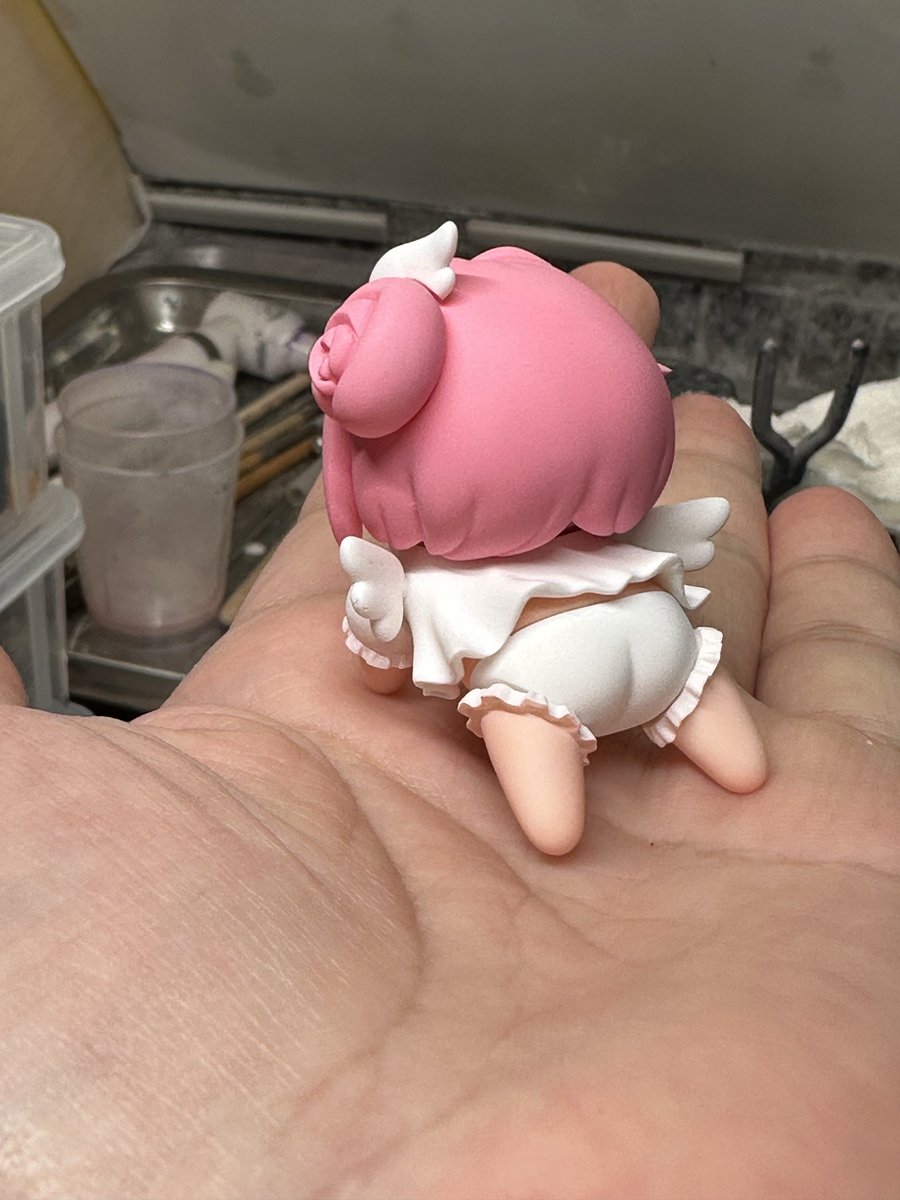 polygo's tweet image. サマーDORO塗装しました
直後に胸リボン紛失したんで新しく出力しないと…
超伸びDOROはなんとなく作ってみたもの