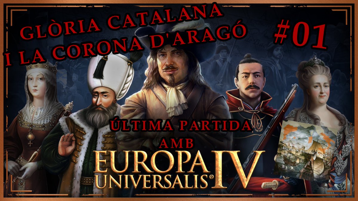Vaig amb retard, però aquesta setmana teniu dos vídeos de l'última partida amb l'#EU4 Glòria Catalana!
Dilluns i dijous. Intentaré sortir un tercer durant el cap de setmana i ja després comencem amb l'#EU5

#YouTube #encatalà