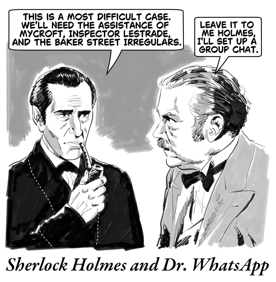 HealeyCartoons's tweet photo. #SherlockHolmesWeekend https://t.co/Rz5IIpY7xd