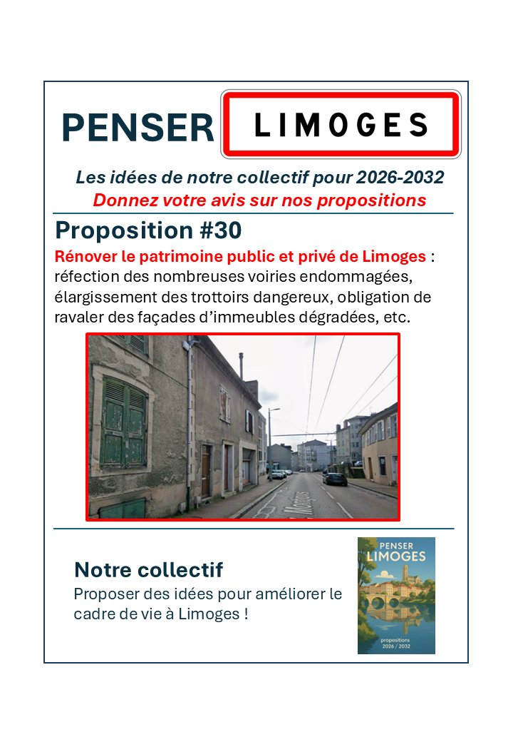 penserlimoges's tweet photo. #LIMOGES @VilleLimoges87 @lepopulaire_fr @France3NoA @icilimousin @7ALimoges @limogesmaville1 https://t.co/rmN1EUb51k