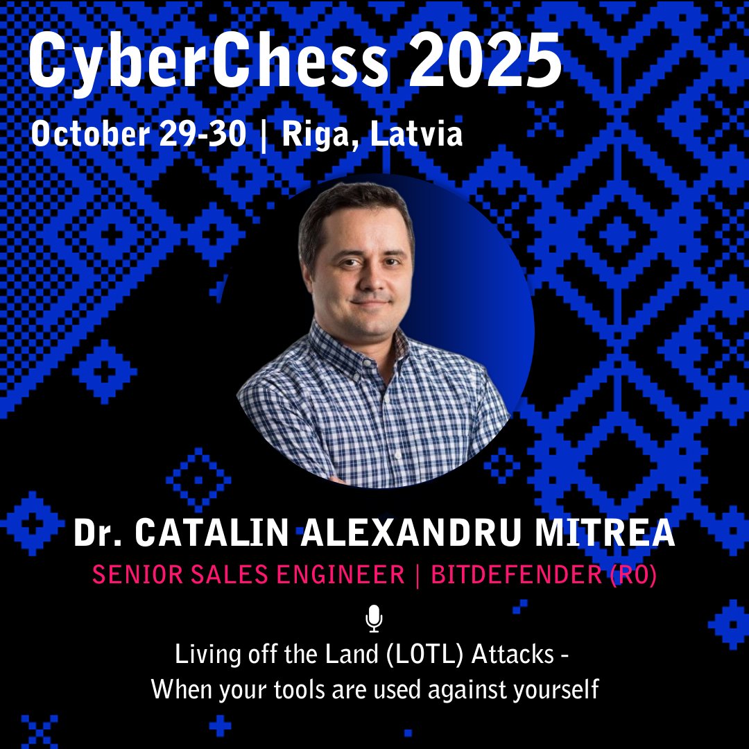 certlv's tweet image. 💡30.oktobrī uz #CyberStory skatuves tematiskajā blokā “No neveiksmes līdz panākumiem” lektori dalīsies pieredzē par kļūdām, izaugsmi un drosmi turpināt. #CyberChess2025 #cybersecurity

📅 Programma: cyberchess.lv