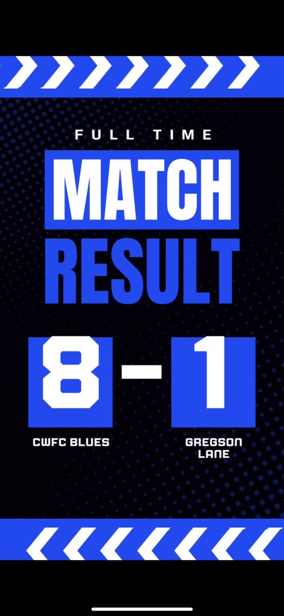 A dominant display from the boys today👊🏻

#CWFC