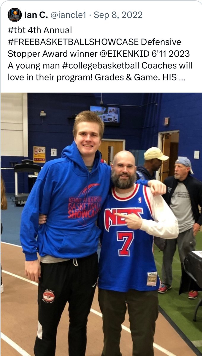 EIKENKID's tweet image. @iancle1 in Cleveland in 2022 and in Corvallis yesterday. #icchangeshowcase is bigger than basketball. #realisrare.
