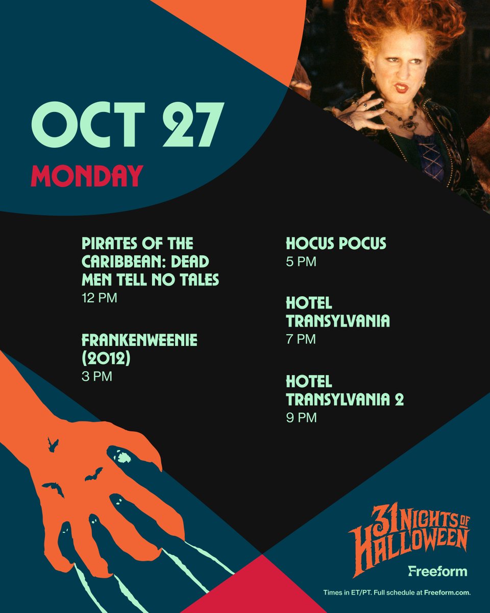 Freeform's 31 Nights of Halloween tweet media