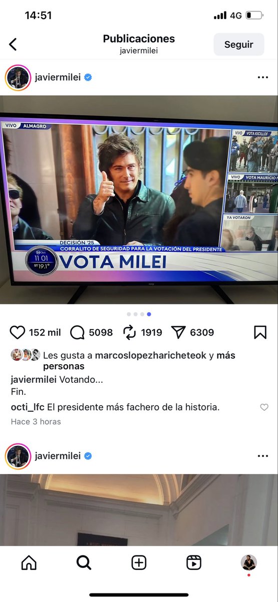 fhefeLD's tweet image. No se que es peor! Si la foto de la Javo totalmente filtrada o el comentario que se ve abajo! 
#Elecciones2025