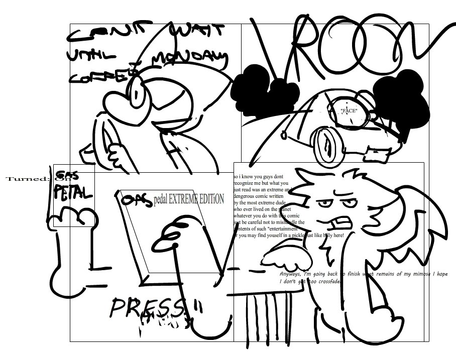 Found this in my grand pap's dusted collection of ironic internet web comics. I don't get it.