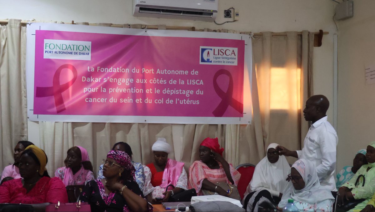 lisca_sn's tweet photo. La caravane de dépistage gratuit de la @LISCA et de la @fondationpad a formé 48 sages-femmes aux techniques de dépistage du cancer du col de l’utérus (IVA - IVL).
Former pour prévenir, sensibiliser pour protéger 💗
#OctobreRoseTouteLAnnée #Lisca40ans #Kaolack https://t.co/DGCqcaxV7H