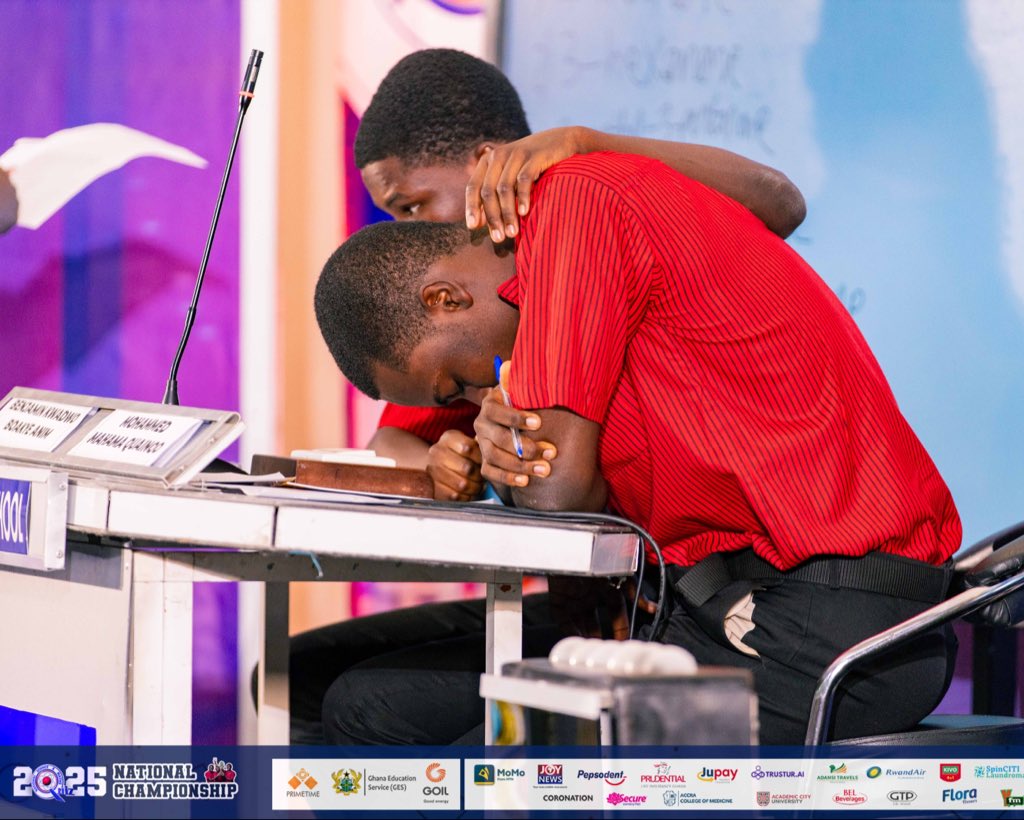 NSMQGhana's tweet image. AUDITORIUM 900:
Problem of the day scores:
Mfantsipim School: 10/10
Sogakope SHS: 4/10
Anglican SHS, Kumasi: 0/10
@PruLifeGhana, we have a star here.
#NSMQ2025 #NSMQOneEighth #Primetime