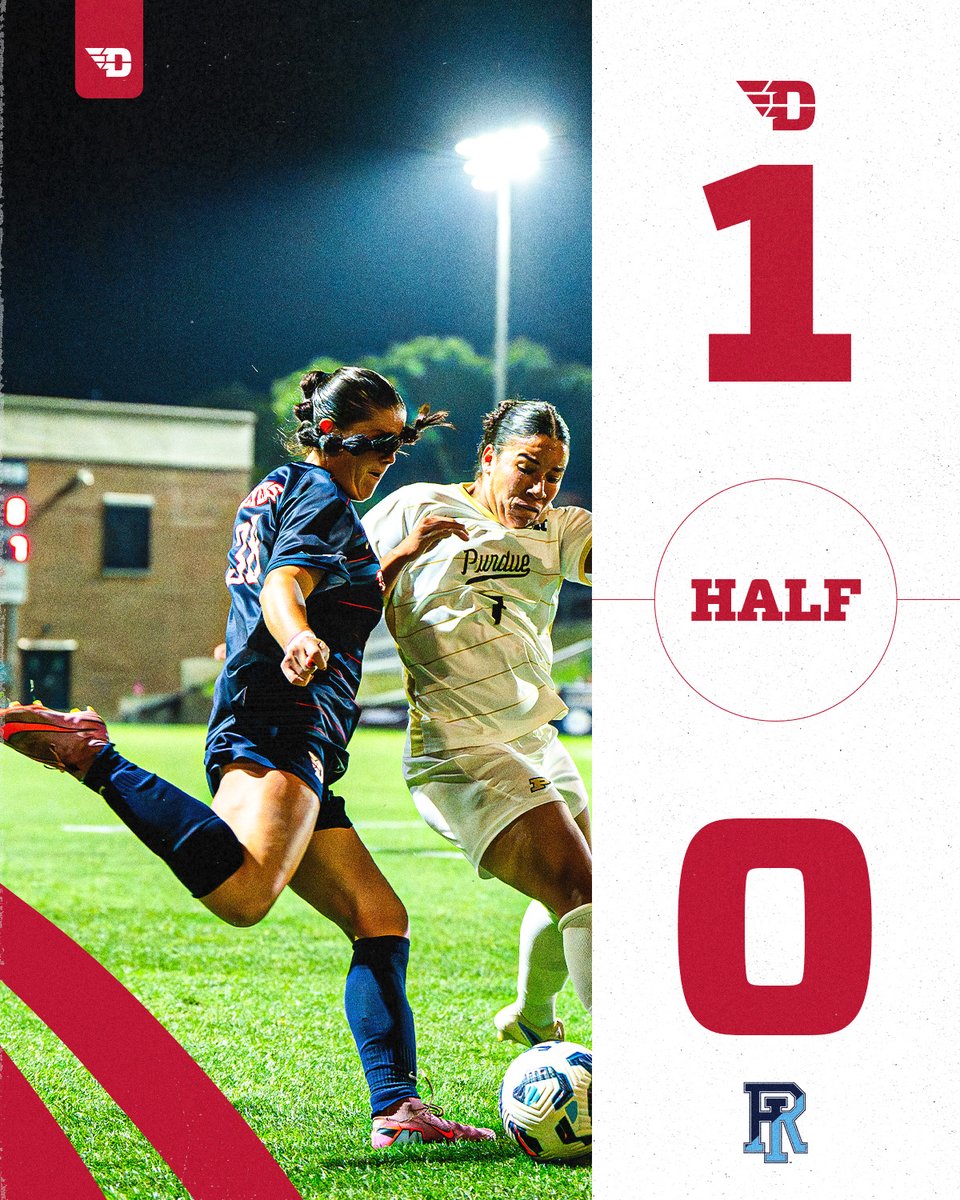 HALF!

#UDWSOC takes a 1-0 lead into the break thanks to Karli Ferguson's goal!

#GoFlyers