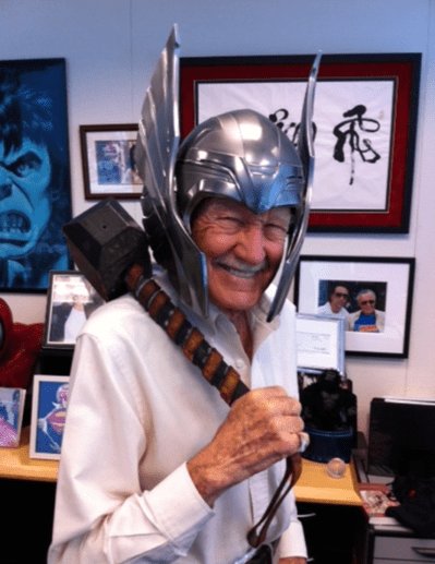 TheRealStanLee's tweet photo. Almost Halloween, Marvelites! What will YOU be dressing up as? 🎃

#StanLee #StanLeeUniverse #StanLeePresents #KartoonStudios #TOON #Marvel #MarvelComics #MarvelMovies #Excelsior #NuffSaid https://t.co/ymmw0X0um6