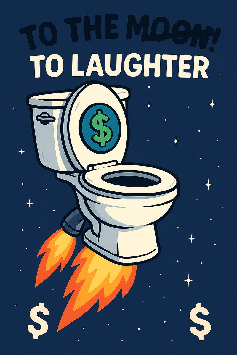 OrbitRuns's tweet photo. Because the market’s been in the toilet anyway. 🚽
When nothing moves, make memes.
We’re not promising a 100x.
We’re promising a laugh.
#memecoin #SolanaMemeCoin https://t.co/mNFKeQG38I