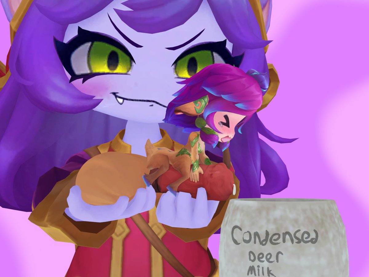 ExplicitSquared's tweet image. Shrinkify most of the deer! 

Was just a very dumb idea I had when working with the chibi TFT models