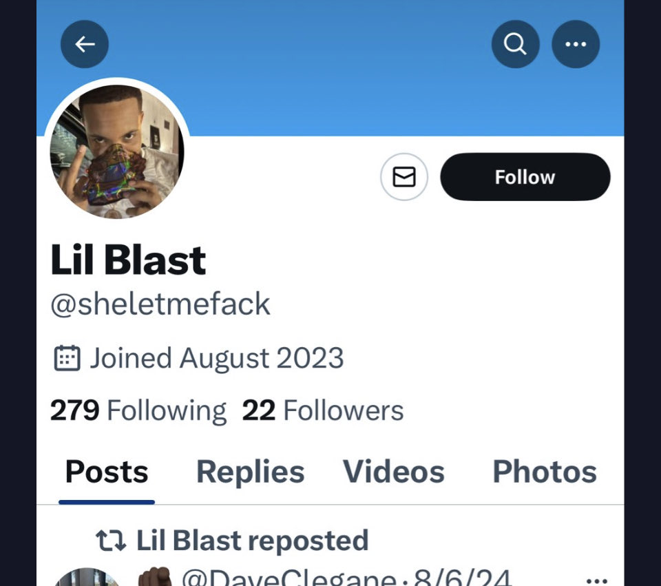 BS ALERT🚨 DO NOT ENGAGE ANY CONVERSATION WITH <a href="/sheletmefack/">Lil Blast</a>  he gets his kicks from leading you on and then wasting your time! This my 2ND REPORT ON HIM ladies let’s share and report this page until it’s down <a href="/sheletmefack/">Lil Blast</a> 🚮🚮🚮🚮