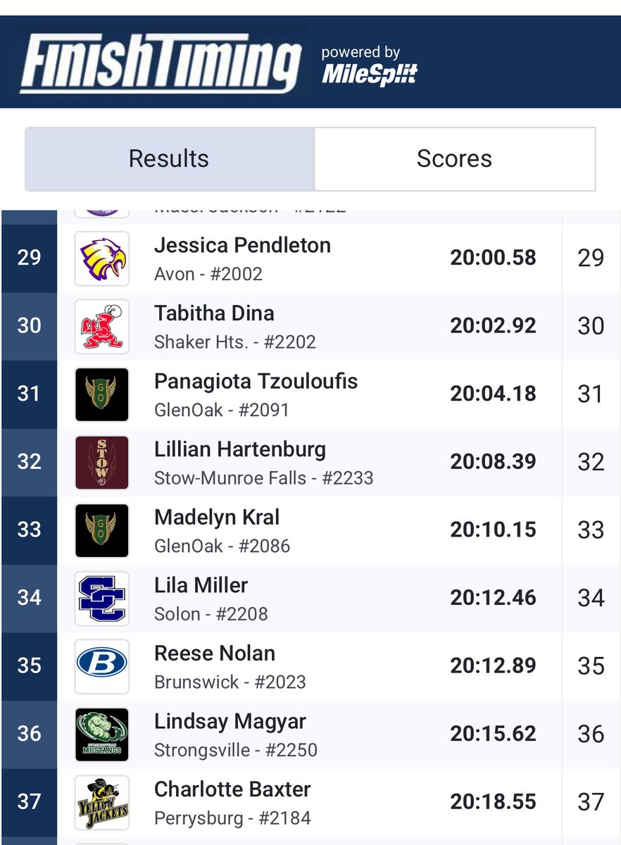 Congrats to Lila Miller on qualifying for the State XC meet next weekend #SolonPride