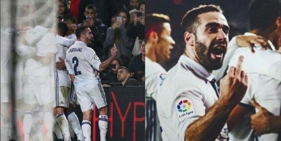 Carvajal pidiéndole respeto a Lamine con 15 años menos. 

Also Carvajal: