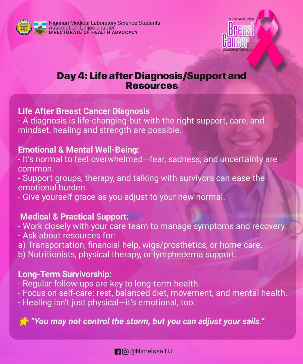 Day 5 📌
#BreastCancerAwarenessMonth 
#nimelssauj