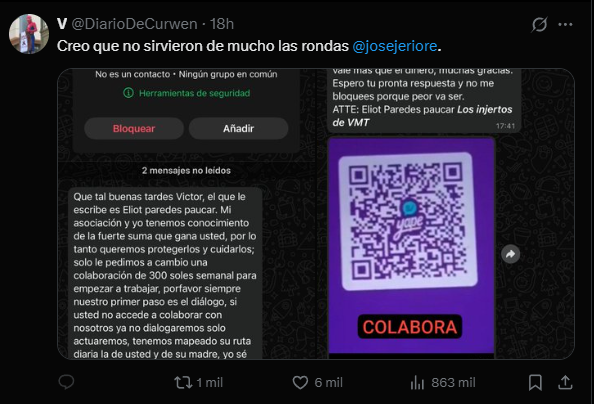MGoblinciano's tweet image. Hay tanto baboso que piensa que estan extorcionando a mi estimado payasito Curwen, ese mensaje fue escrito por un dibujito de la beba army tomando el nombre de un personaje de internet llamado El soldador 3000 que hace streams con la beba sideral. #peru
