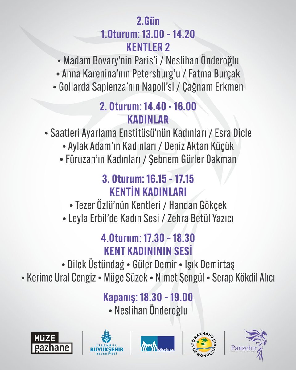 Tüm edebiyatseverleri bu önemli sempozyuma bekliyoruz.

📅 31 Ekim, 1 Kasım 2025
📚 Süre: 13:00 - 19: 00
👩‍🏫 Yürütücü: Panzehir Dergi
💻 Biçim: Yüz yüze
Müze Gazhane, T Atölye