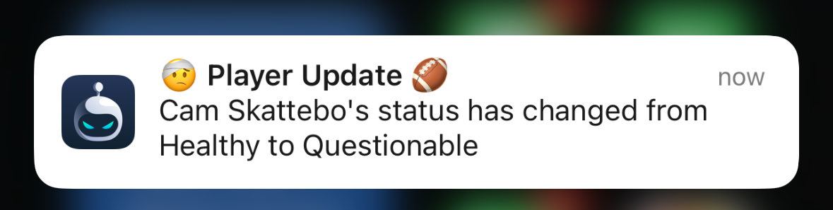 Hey <a href="/SleeperHQ/">Sleeper</a> I think we can pretty safely change that to Out