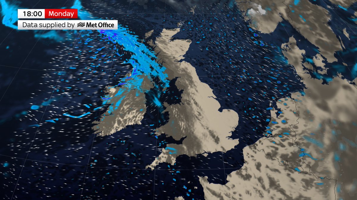 Britain looks mainly fine tomorrow, but there'll be a few showers, especially in the morning. Ireland and Northern Ireland will see cloud and rain moving in. Strong winds will bring early coastal gales to the west before easing later. Milder in the south news.sky.com/weather