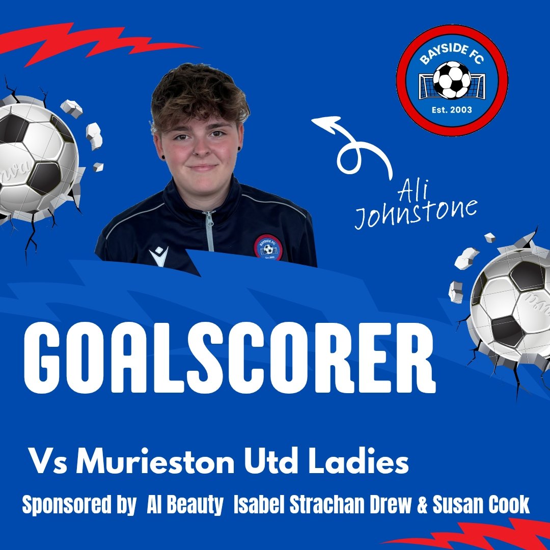 Bayside Women & Girls FC (@baysidewomenfc) on Twitter photo Bayside Women’s Team vs Murieston Utd Ladies- SWFL League Cup 
Goalscorers : Isla Ferguson,  Rachel Dick, Ali Johnstone ⚽️⚽️⚽️
<a href="/Jax_Mc_Media/">Jax Mc Media</a> Bayside Women’s Team vs Murieston Utd Ladies- SWFL League Cup 
Goalscorers : Isla Ferguson,  Rachel Dick, Ali Johnstone ⚽️⚽️⚽️
<a href="/Jax_Mc_Media/">Jax Mc Media</a>