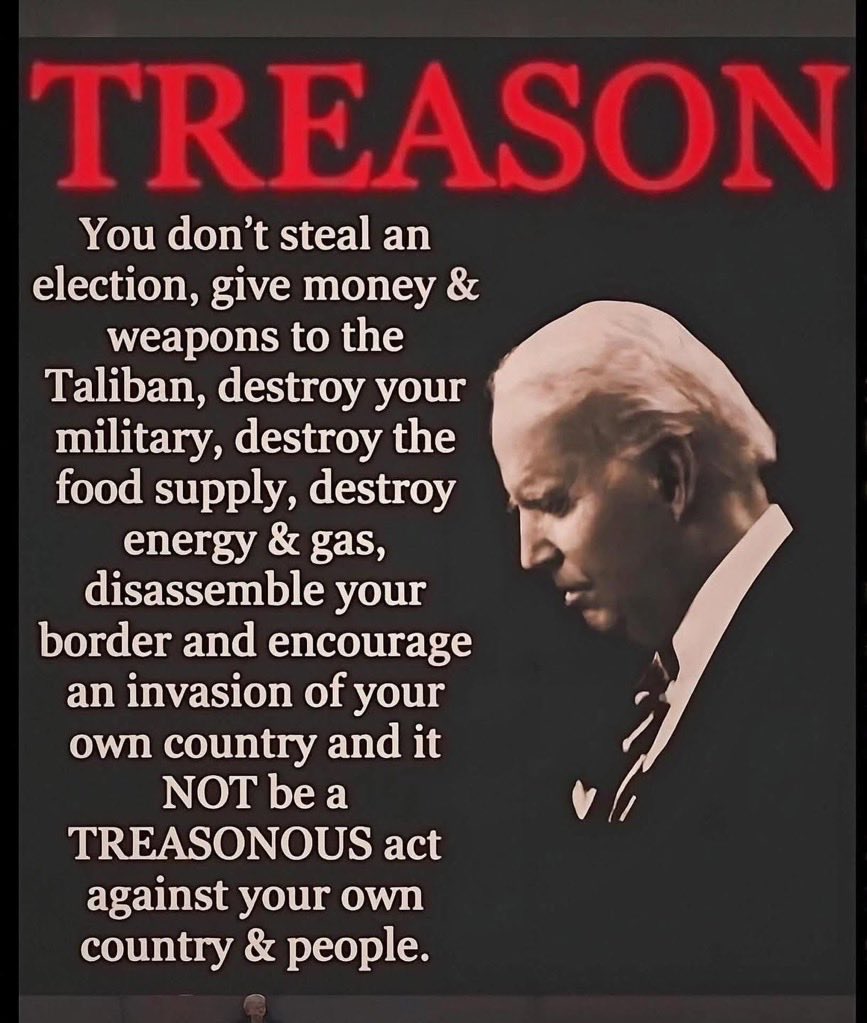 Time for people to be arrested.