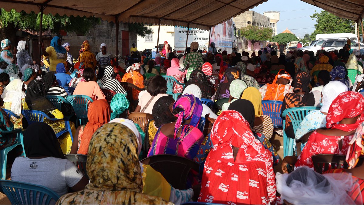lisca_sn's tweet photo. 🌸 Octobre Rose à Kaolack
Plus de 800 femmes dépistées lors de la journée organisée par la @LISCA et la @fondationpad au centre de santé de Kasnack.
Des bons de mammographie subventionnés ont été remis pour faciliter le suivi 💗
#OctobreRose2025 #Kaolack #Prévention https://t.co/SHjoARUAJO