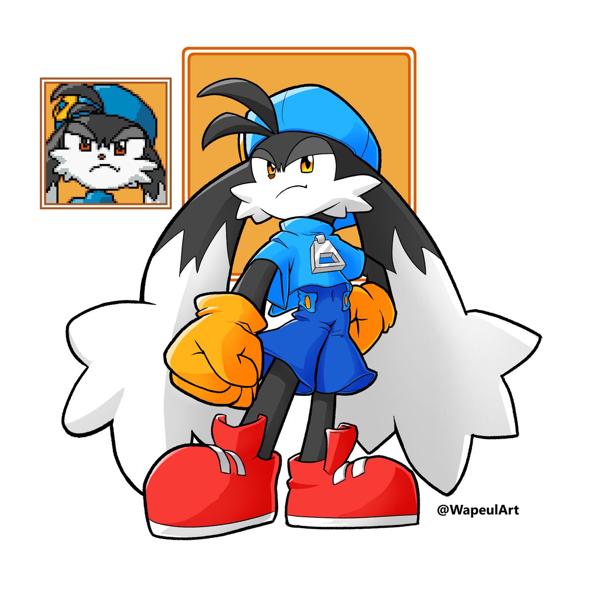 #habitober Day 26 - Klonoa Portrait 13 - Unamused
#風のクロノア #クロノア #klonoa