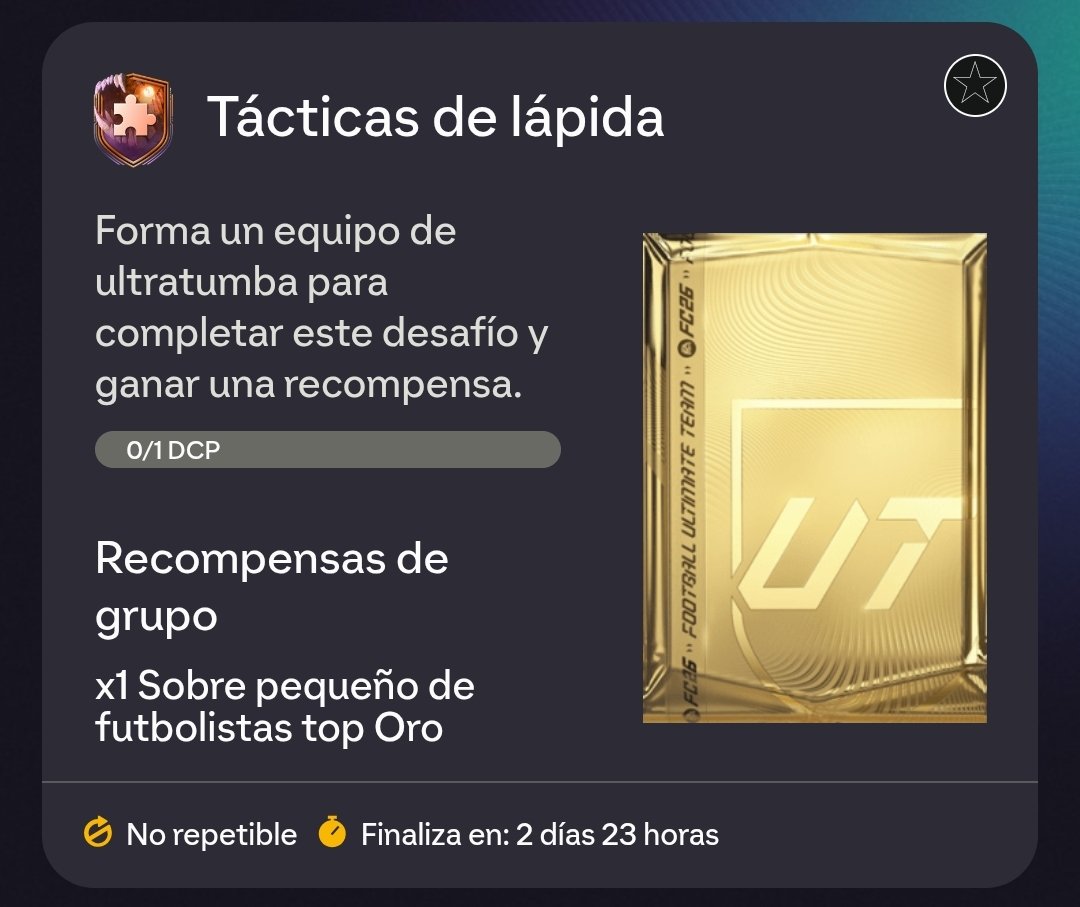 UPC_Academy's tweet image. 🕯️ ¡CONTENIDO 26 DE OCTUBRE DE 2025! 🎃
GENERAL:
📰 Previsualización Sobre Oro
SBC:
🧩 Foden (86, 85, 83*)
🧩 Héroe 88 MÁX (86*, 85)
🧩Tobstone Tactics
EVOLUTION:
🧬 Rise from the Grave (30ks / 400 FP)
* = IF
#EAFC26 #EAFC #FIFA26 #FC26
👉🏻 @Adrian28CA