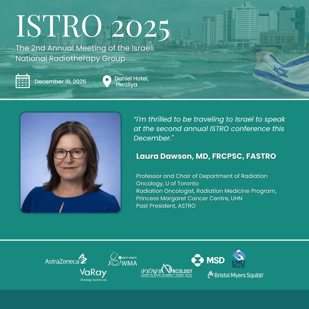 MKnoll_MD's tweet image. Thrilled to cohost the second annual international radiation oncology conference in Israel this year 

We are ecstatic to have past @ASTRO_org President Dr Laura Dawson join us

#radonc