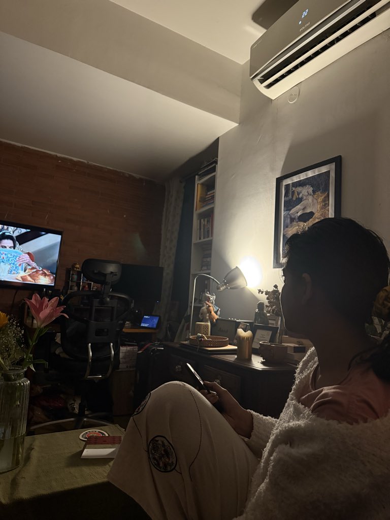 nothing more intimate than snuggling on a sofa and watching television with your people