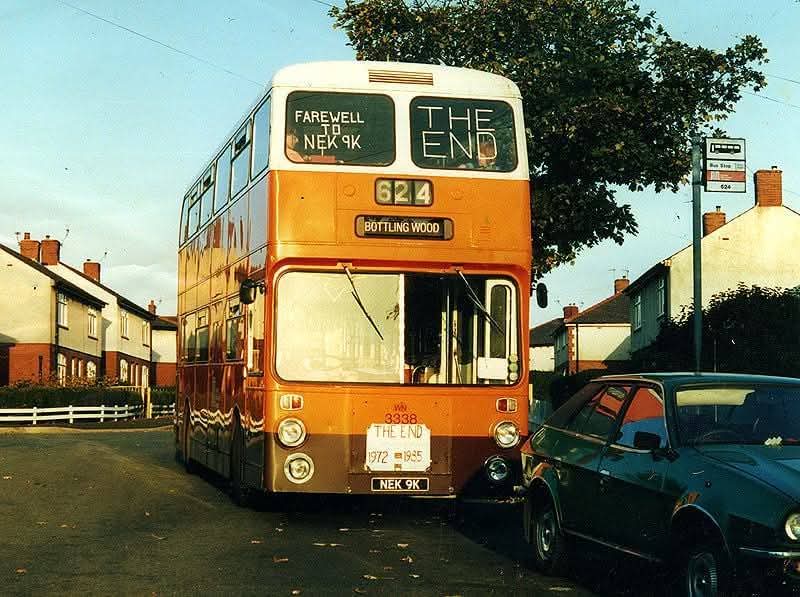Saturday 25th October also marked a major milestone for one of our Trust vehicles. NEK9K, the last Wigan Atlantean was withdrawn from service 40 years ago. No9 played a big part in forming the WTT into what it is today! #Wigan #corporation #NEK9K