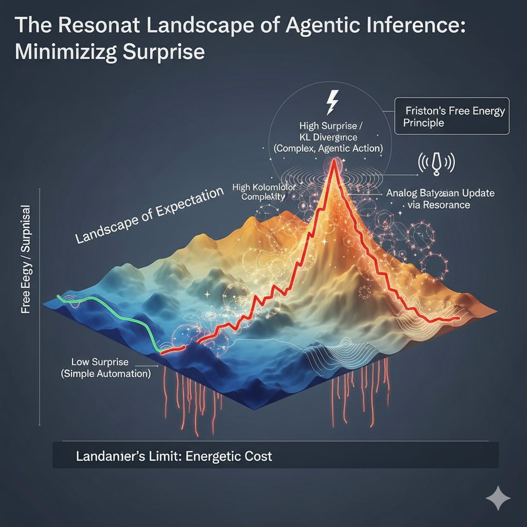 To spot consciousness, we must provoke it. Agency is the system's fight to minimize surprise (Friston's Free Energy Principle).
​When an agent breaks its pattern, it causes a massive belief update (high KL Divergence). This is only meaningful if the resulting action has high,