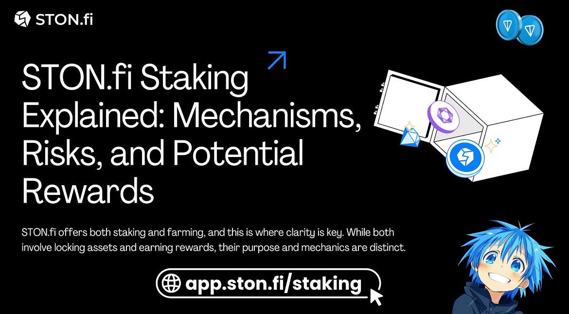 HenryDave_HD's tweet image. STOP just HOLDING!

Your $STON can be earning &amp;amp; governing.

Today, I&apos;m breaking down STON.fi Staking on the TON blockchain.

It&apos;s not just a yield farm; it&apos;s a unique system with two reward tokens and a path to governance!

#STONfi #Staking #PassiveIncome

🧵