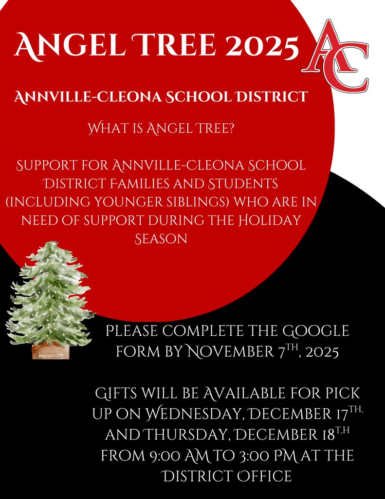 Please see information regarding the Angel Tree program sign up for the 2025 holiday season.  

If you have any questions, please reach out to the Social Work Department: kscott@acschools.org or sgergenti@acschools.org. 

Google Form: forms.gle/NAEnyLAhY9s5Cn…
