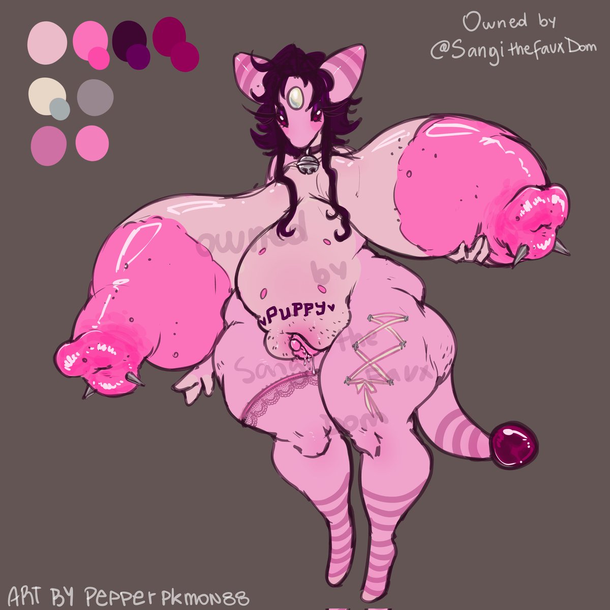 Hello everyone say hello to my new OC/Adopt. Thanks <a href="/pepperpkmon1/">ᘛ⁐̤ᕐᐷ MAG 🌱 🐾 Comms open! 🔞</a>