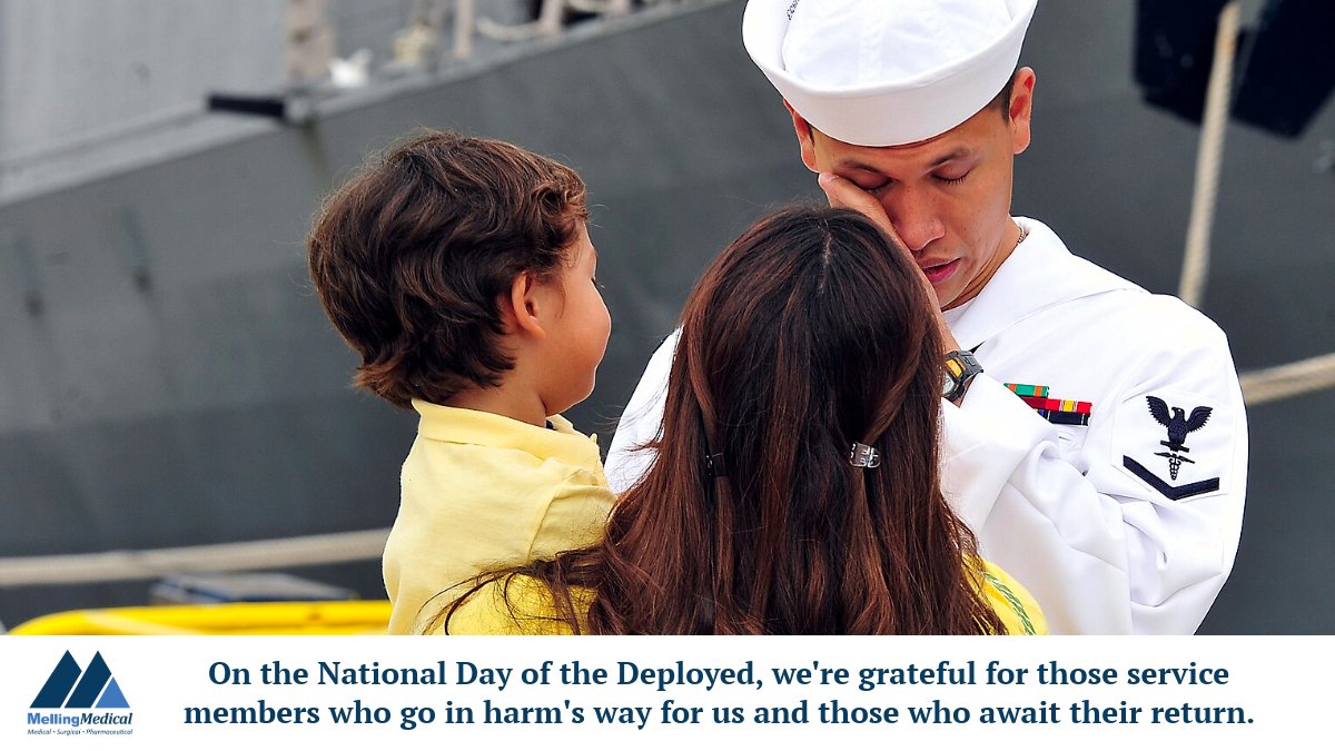 MellingMedical's tweet image. Today is the National #DayOfTheDeployed, honoring those military members deployed in service to our country and the families who await their return. Until they&apos;re reunited, let&apos;s keep them in our prayers.
Did you or a loved one ever deploy while serving?