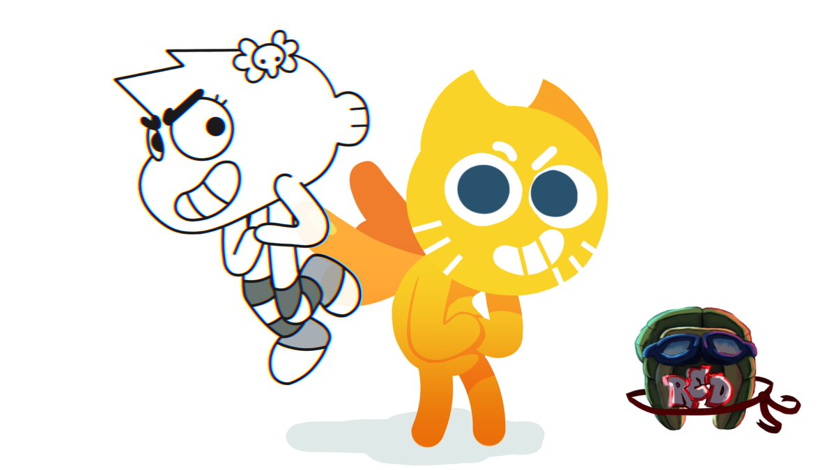 A_r3dGuy's tweet image. Doodles

Zac and Sally by @Aislep_ 

#Gumball #Darwin #Tawog #fanart #doodles