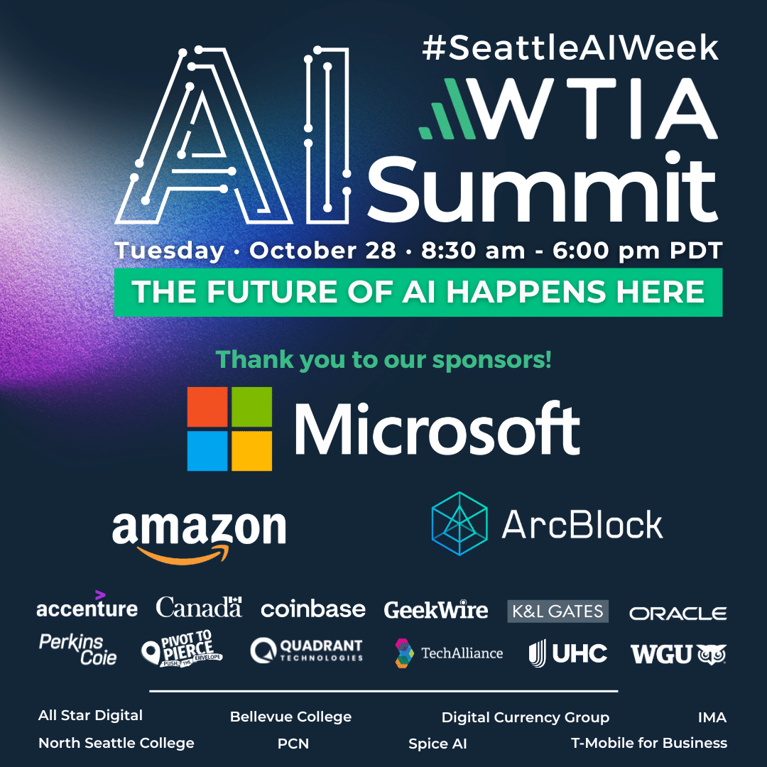 vht_ai's tweet photo. We’re excited to share that Virtual Healthcare Technologies Inc. is now a proud member of the Washington Technology Industry Association (WTIA)! 🎉

To kick things off, our co-founders Darren Nicholls and Dean Shev will be attending #SeattleAIWeek and the #SeattleAIWeekSummit2025.

We’re looking forward to reconnecting with colleagues, friends, and partners ��� and meeting new faces who are as passionate about AI and healthcare as we are.

DM us if you’ll be there — let’s grab a coffee or chat! 🤖☕️

#WTIA #SeattleAI #HealthcareAI #ECHNA #VHTai #Networking #AIInnovation